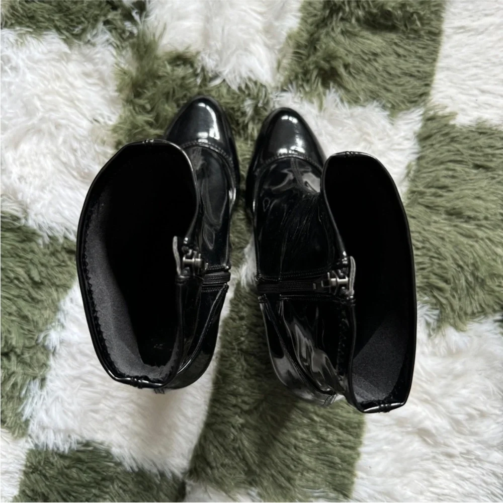 Nasty Gal Patent Booties - Picture 6 of 10